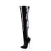 Devious - DAGGER3000 Kniehohe Stiefeletten - Pole dance schuhe - Schwarz Product image